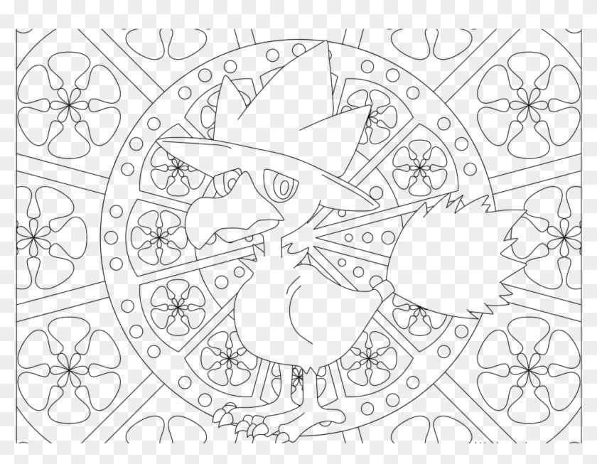 Murkrow Pokemon - Mandalas De Pokemon Clipart
