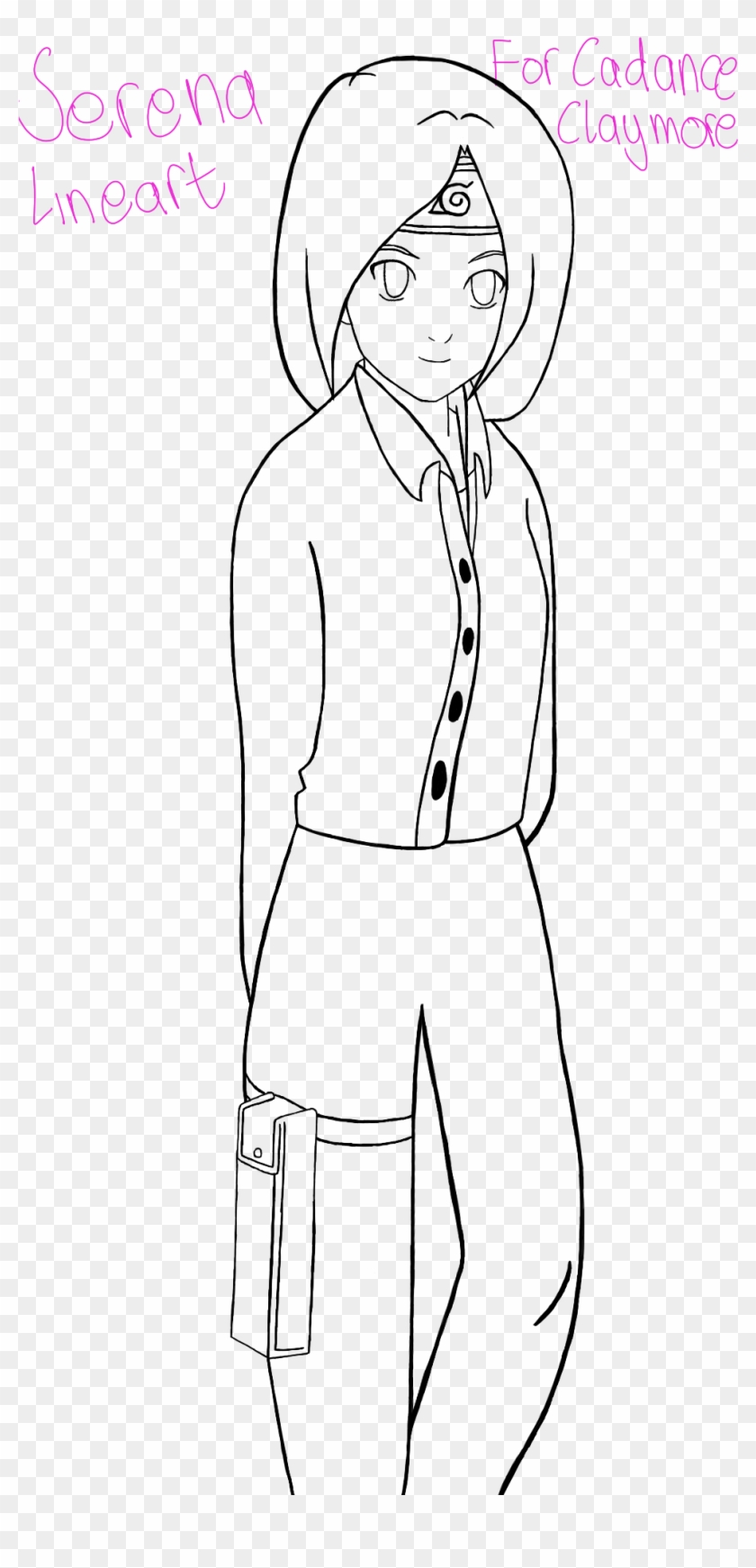 A Lineart For Cadance Claymore On Wattpad - Line Art Clipart