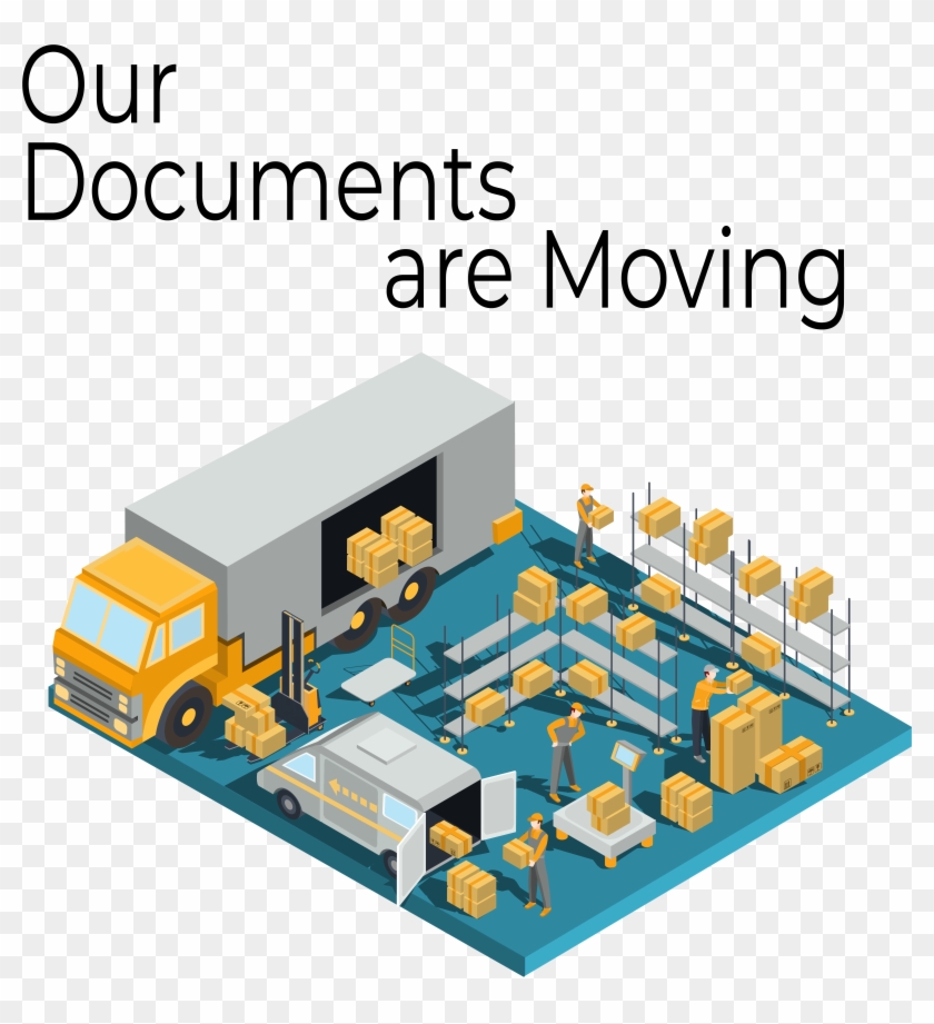 Technical Papers - Isometric Logistics Clipart #4380067