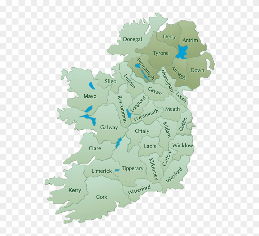 Irish Maps Of Ireland Clipart #4380117