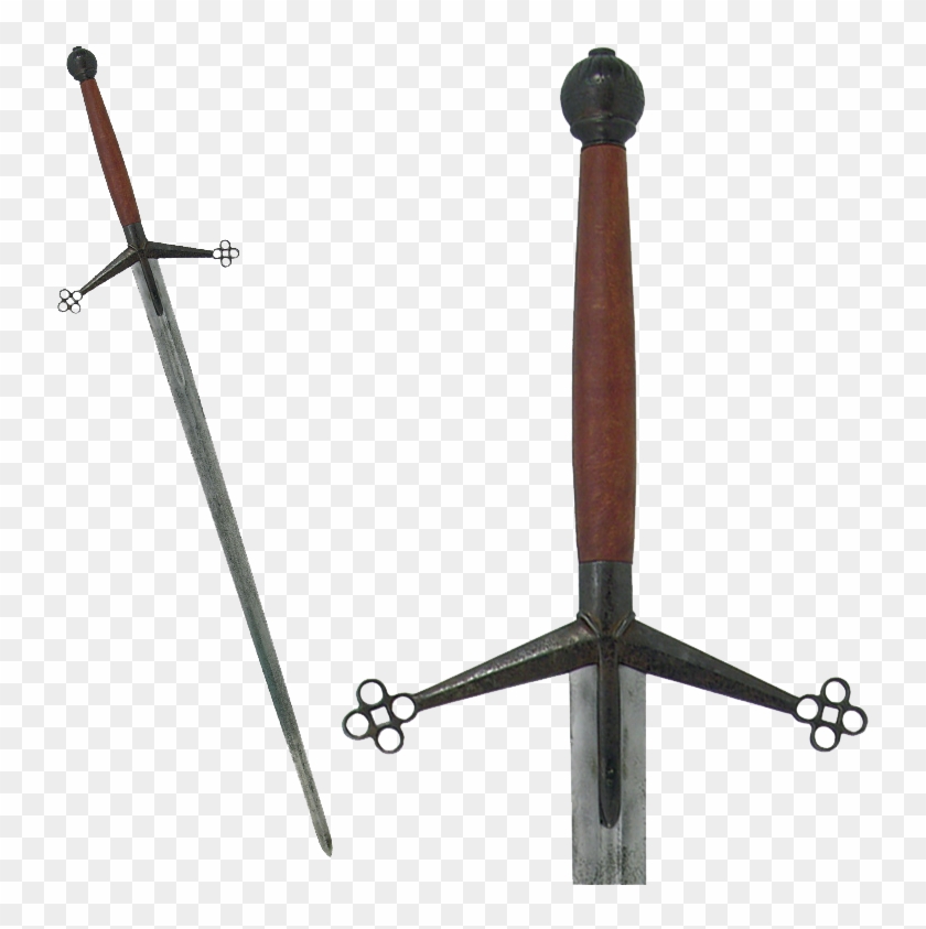 The Mainstay Of The Highland Warriors Of The Late 15th - Scottish Claymore Sword Clipart