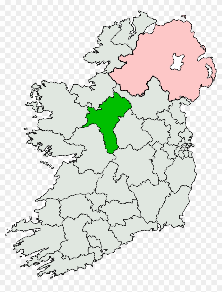 Longford Map Of Ireland Clipart #4380732