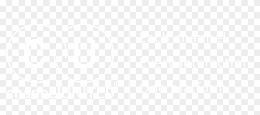 Cu Channelunited Whi - Johns Hopkins Logo White Clipart #4380733