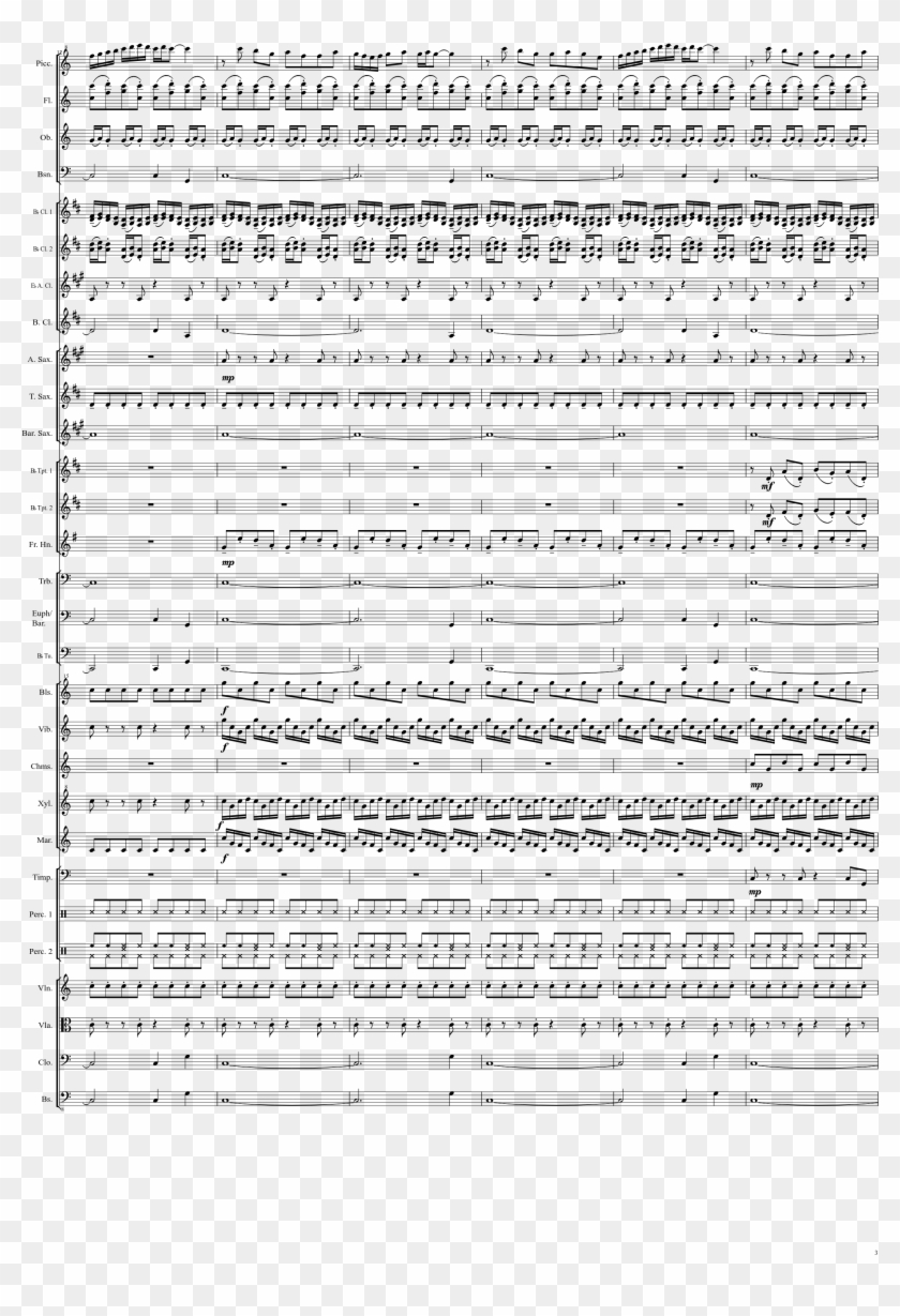 The Silver Dragon Sheet Music Composed By Ian Jones - Paper Clipart #4381486