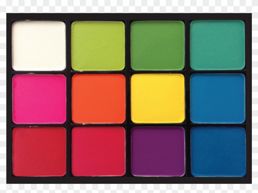 Viseart Eyeshadow Palettes, 08 Editorial Brights, Palette - Viseart Eyeshadow Clipart #4381488
