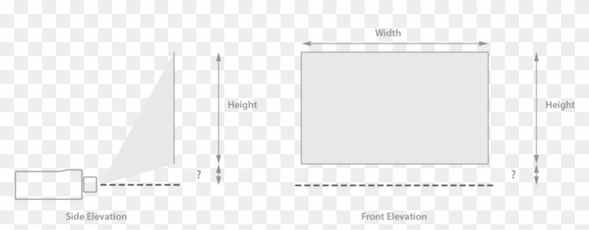 The Distance Between The Lens Centre Line & The Bottom - Led-backlit Lcd Display Clipart