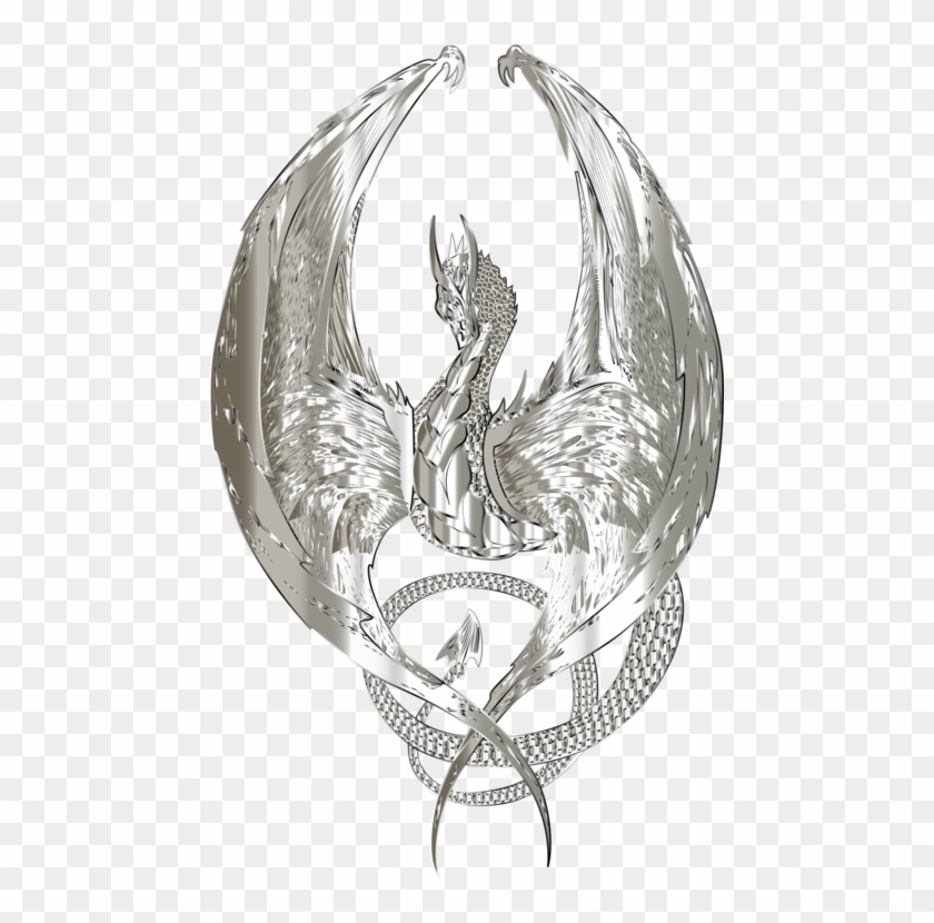 Dragon Fantasy Smiling Sunshine Wyvern Silver - Dragon Fantasy Art Png Clipart