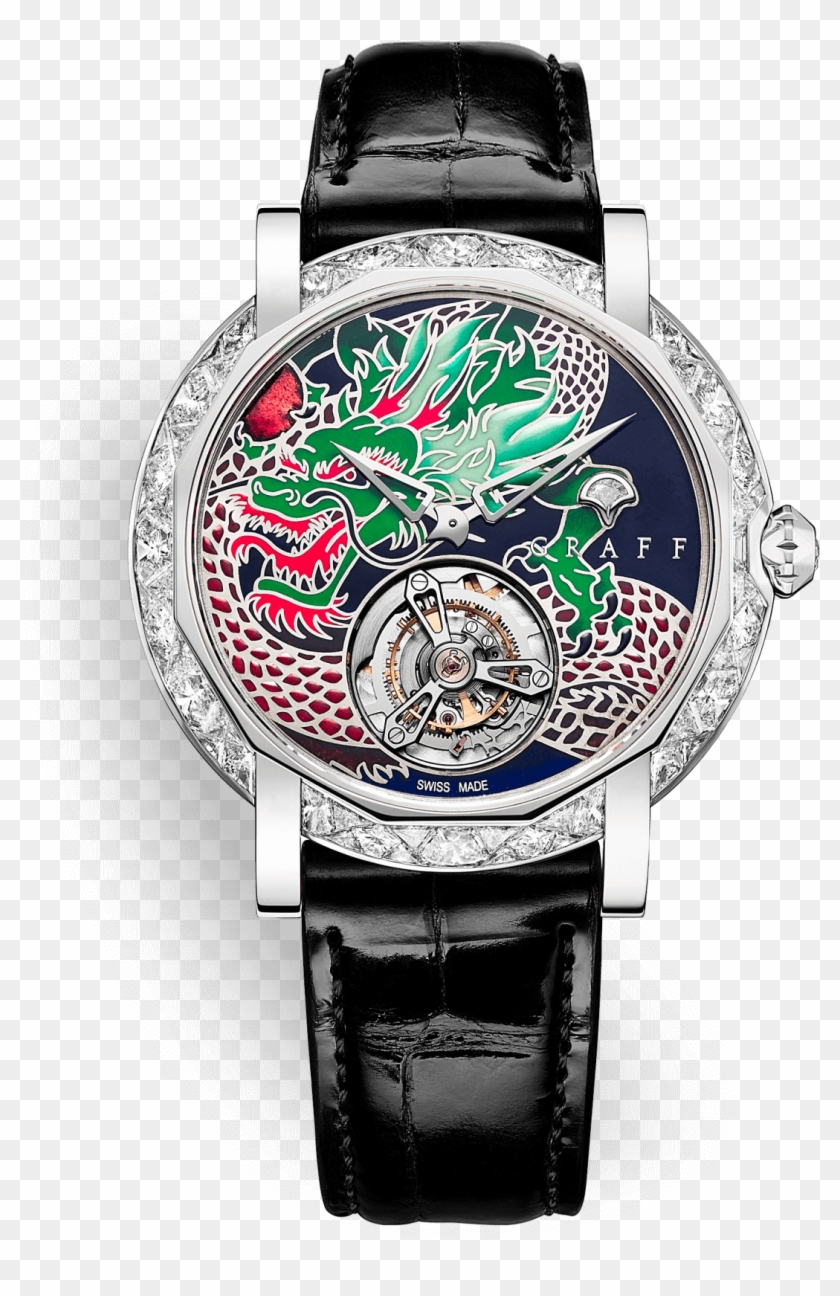 A Mastergraff Metiers D'art Dragon 43mm Men's Watch - Analog Watch Clipart #4381569