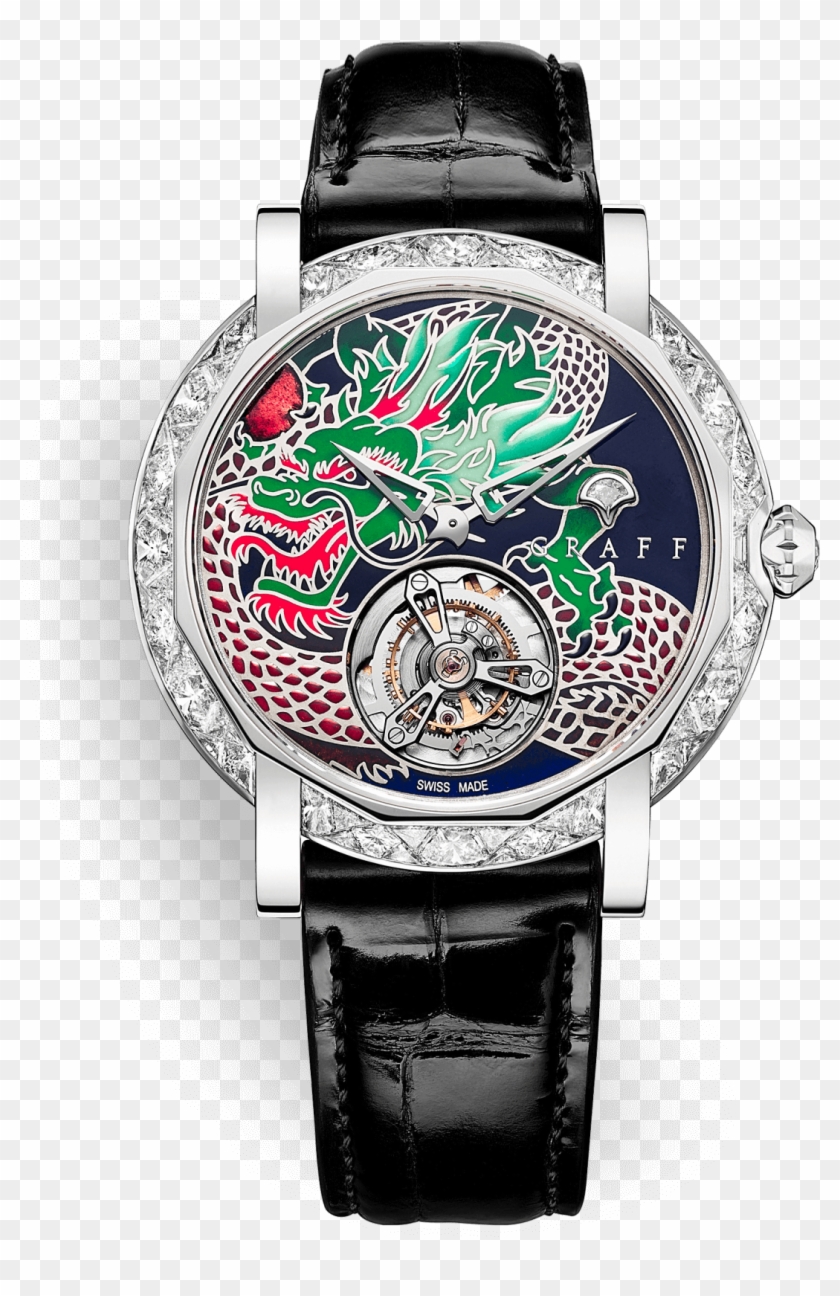 A Mastergraff Metiers D'art Dragon 43mm Men's Watch - Analog Watch Clipart