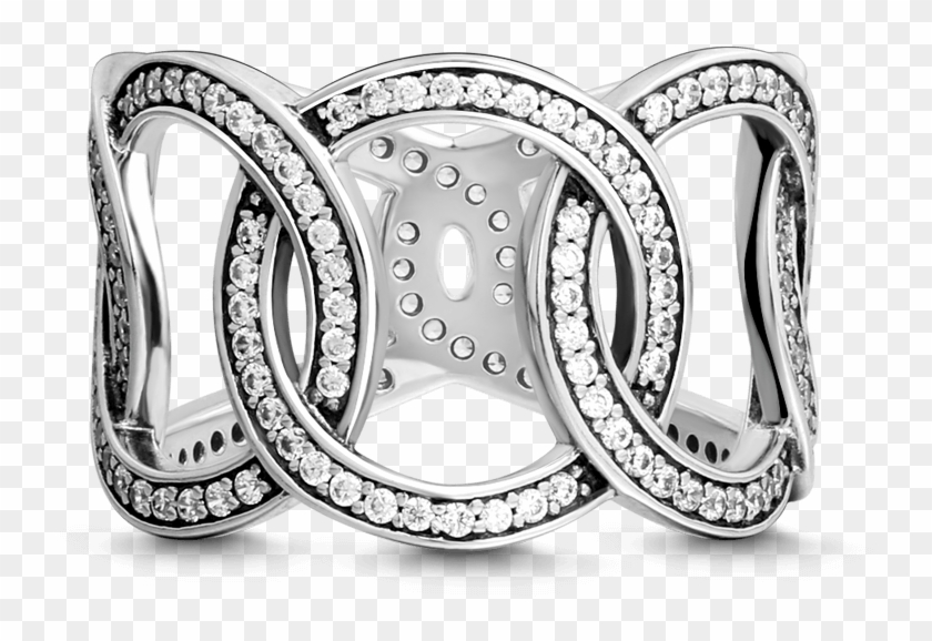 Linked Circle Ring - Engagement Ring Clipart #4381665