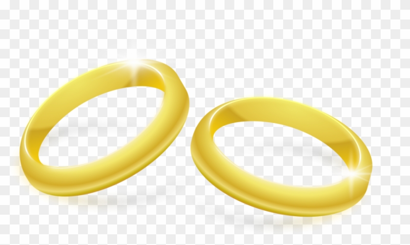 Wedding - Transparent Five Golden Rings Clipart #4381753