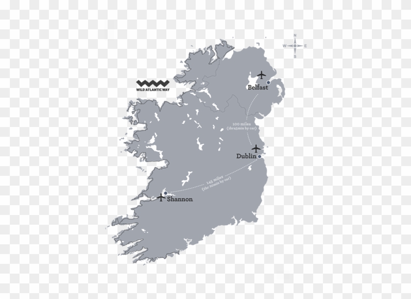Map Of Ireland Clipart