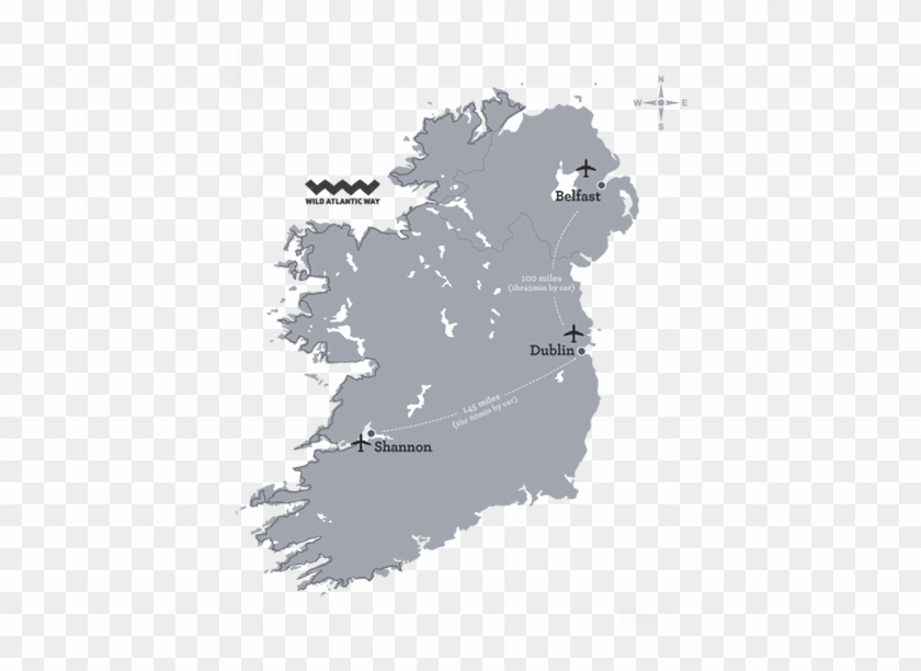 Map Of Ireland Clipart #4381824