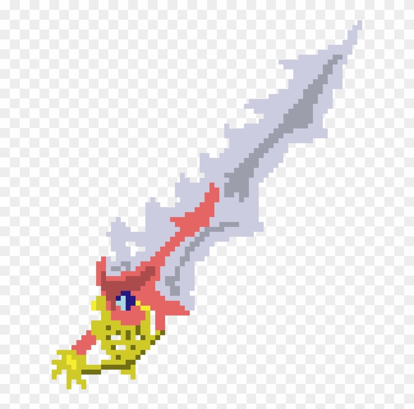 Pixel Art , Png Download - Pixel Art Rapier Clipart