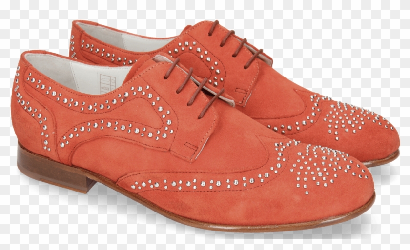 Derby Shoes Sally 53 Perfo Fiesta - Suede Clipart #4382288