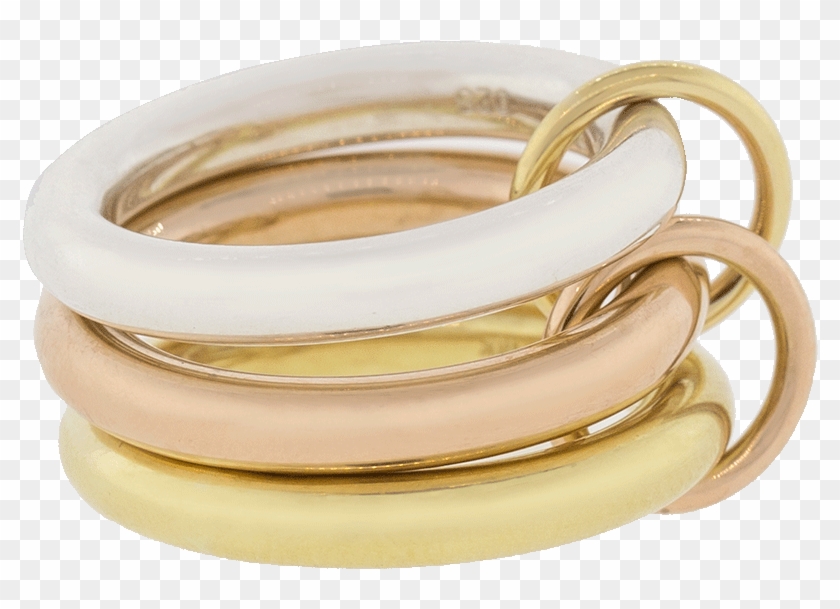 Mercury Three Linked Rings - Body Jewelry Clipart #4382643