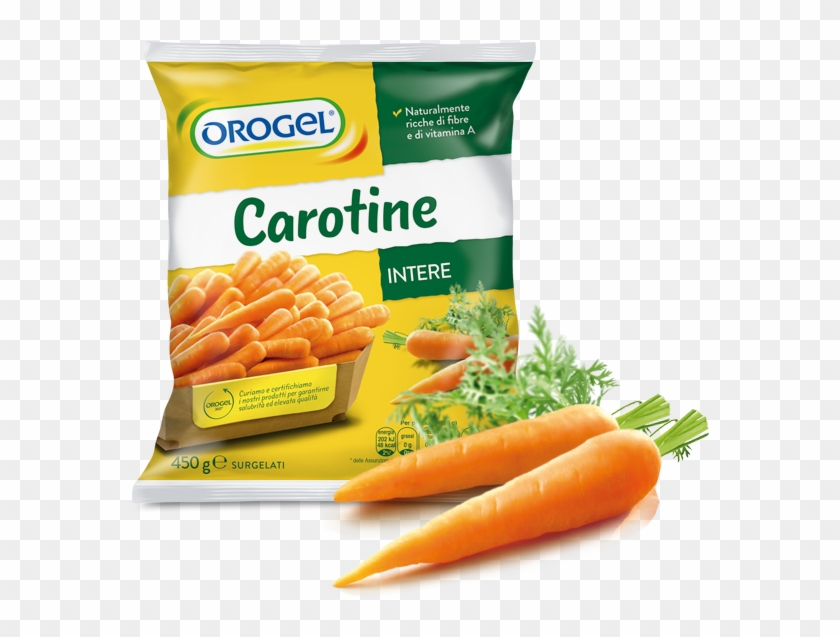 Baby Carrots Whole - Orogel Piselli 600 120 Clipart
