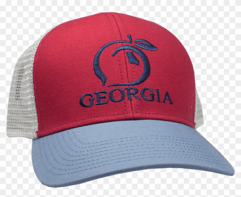 Peach State Pride Georgia Mesh Back Trucker Hat - Georgia Hats Clipart