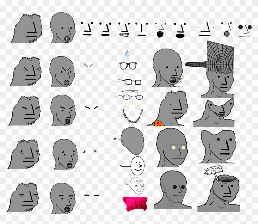 Https - //imgoat - - Npc Meme Transparent Background Clipart #4383035