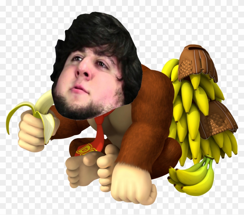 Jontron - Donkey Kong With Banana Clipart