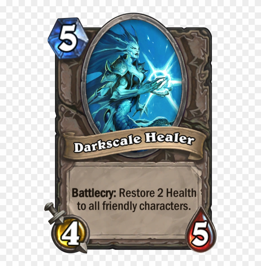 Darkscale Healer Card - Second Rate Bruiser Hearthstone Clipart