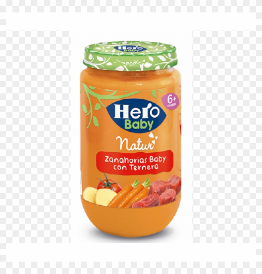 Tarrito De Zanahorias Baby Con Delicias De Ternera - Hero Baby Food Clipart #4383918