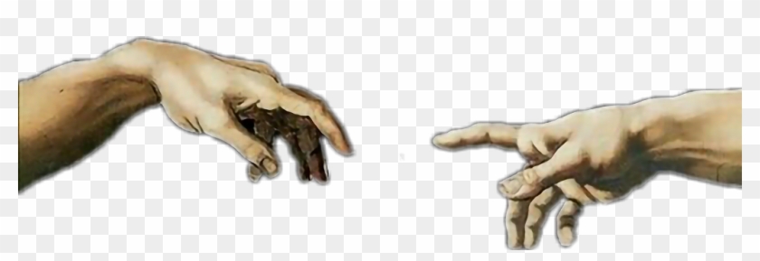 #hands #arms #brazos #manostumblr #manos #dibujo #draw - Creation Of Adam Png Clipart #4383945