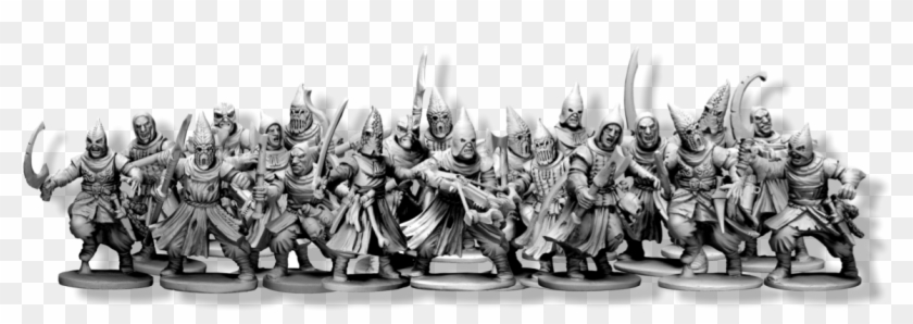 9979 - Frostgrave Plastic Cultists Clipart #4384787
