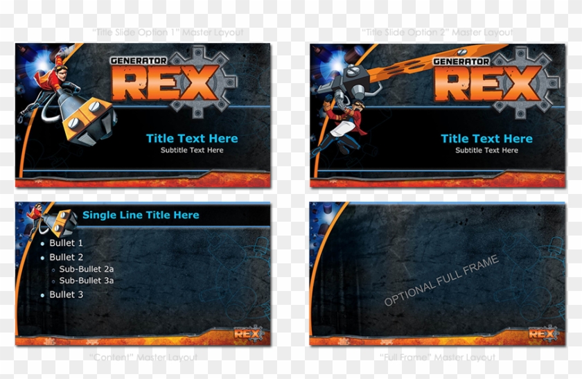 Generator Rex Template Wwe Cd-rom User Interface - Generator Rex Clipart