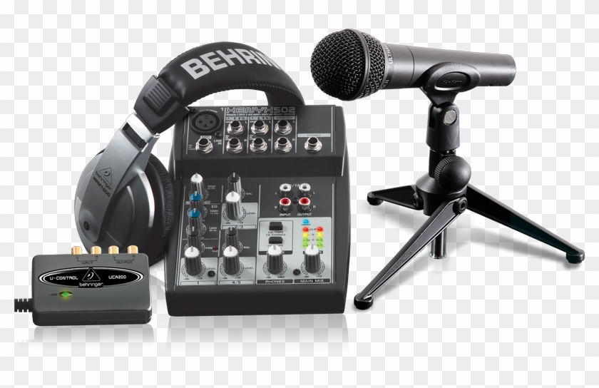 Recording Studio Mic Png - Behringer Podcastudio Usb Recording Bundle Clipart