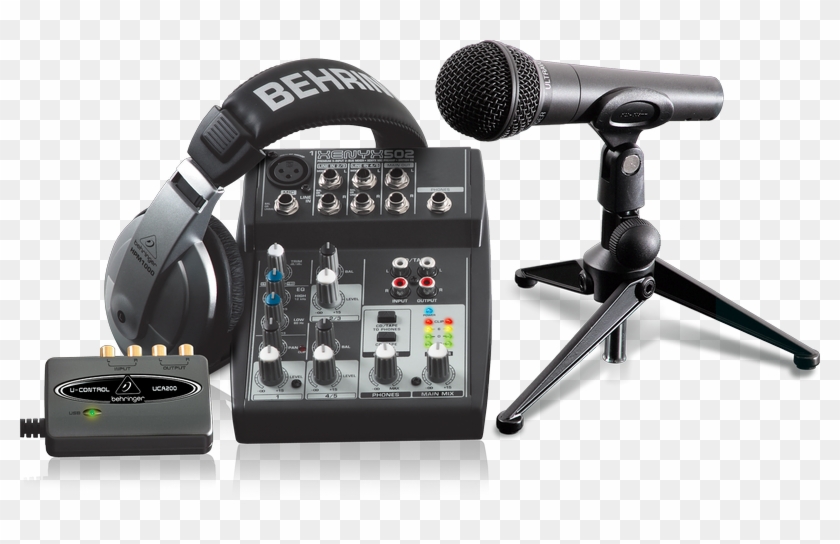 Recording Studio Mic Png - Behringer Podcastudio Usb Recording Bundle Clipart #4385510