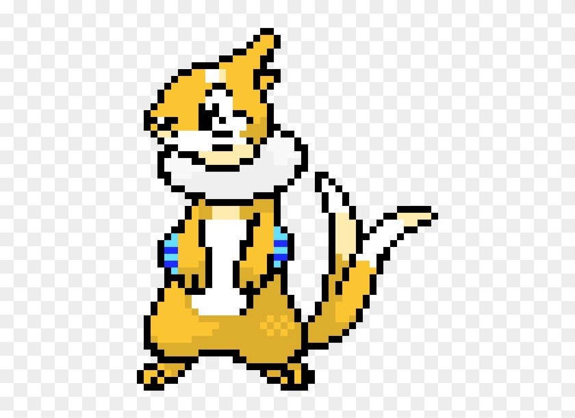 Shiny Buizel - Mew Pixel Art Clipart