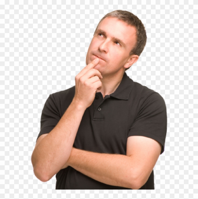 Thinking Man Png Free Download - People Thinking Images Png Clipart