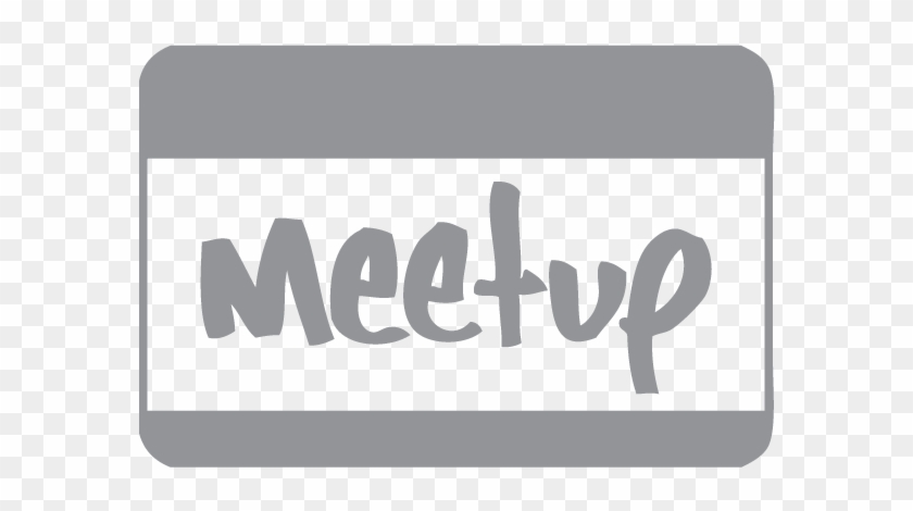 In - Meetup White Icon Clipart #4386466