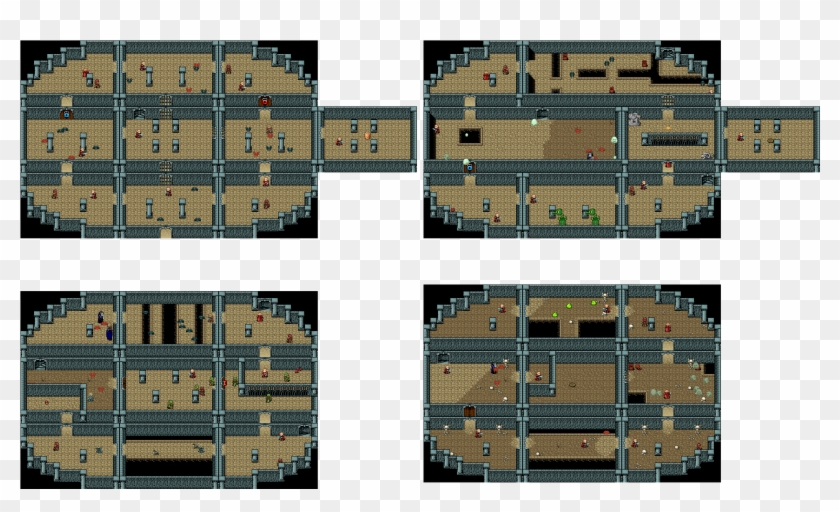 Lake Dungeon - - Floor Plan Clipart #4386770