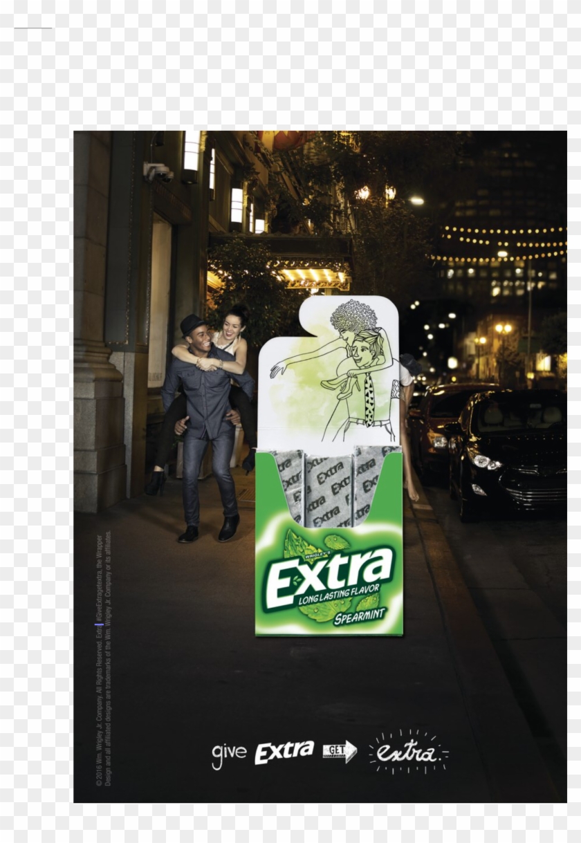This Extra Ad Is Focused On How Extra Gum Can Be Part - Banner Clipart