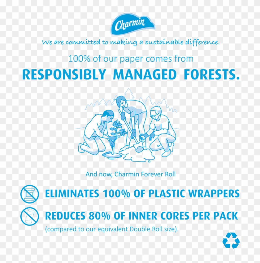 Our Paper Comes From Responsibly Managed Forests - Graphic Design Clipart #4386949
