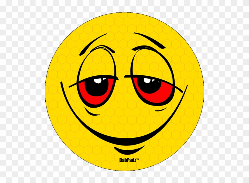 Smiley Face Stoned Dab Pad - Happy 4 20 Funny Clipart #4387449