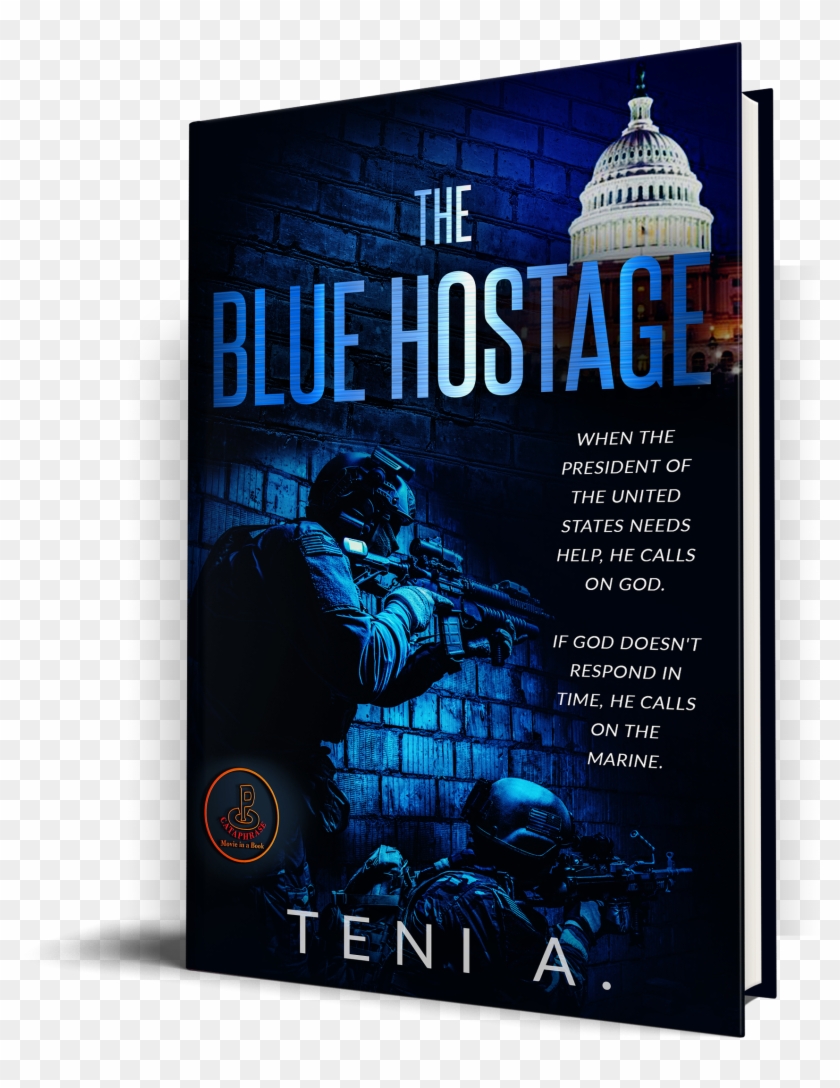 The Blue Hostage - Book Clipart