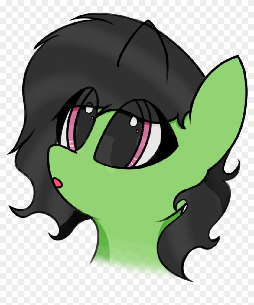 Shepardinthesky, Bust, Cute, Edit, Eye Clipping Through - Cartoon - Png Download