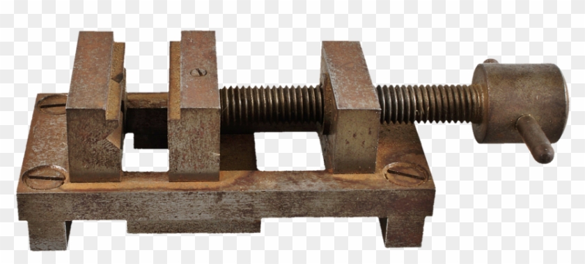 Vice Drill Vice Clamping Metalworking Tool - Iron Plate Writting Tool Clipart #4389307