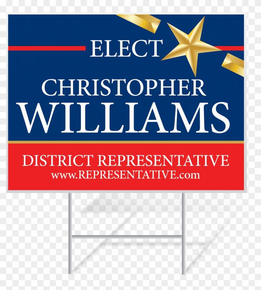 Political Yard Signs From Banners - Scofield Clipart #4389338