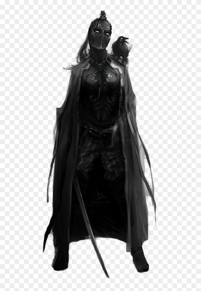 There Are Whispered Rumors Of A Shadowy Figure Known - Fantasy Masked Assassin Clipart #4389341