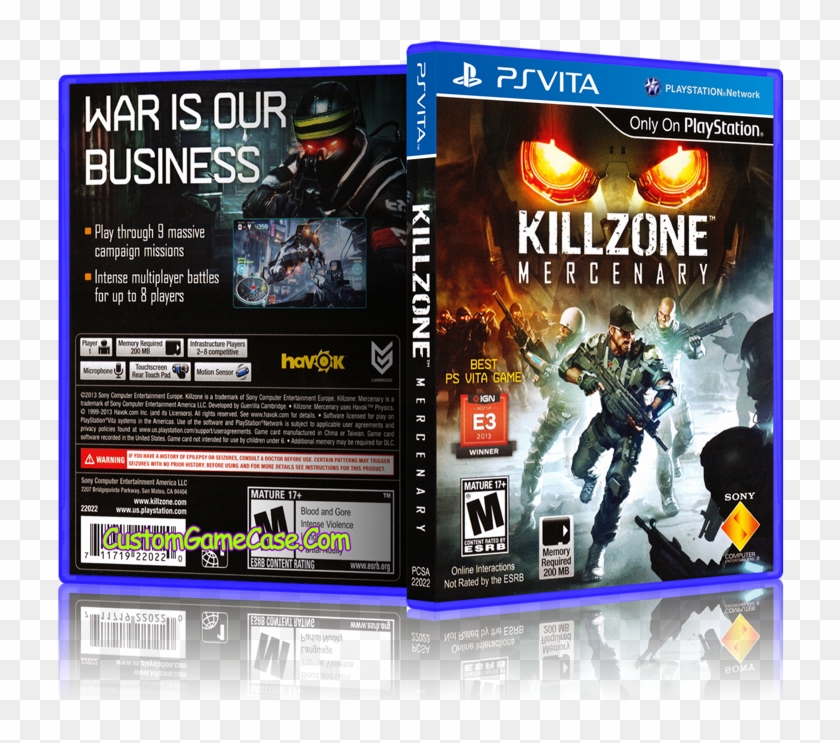 Sony Playstation Ps Vita - Killzone: Mercenary Clipart