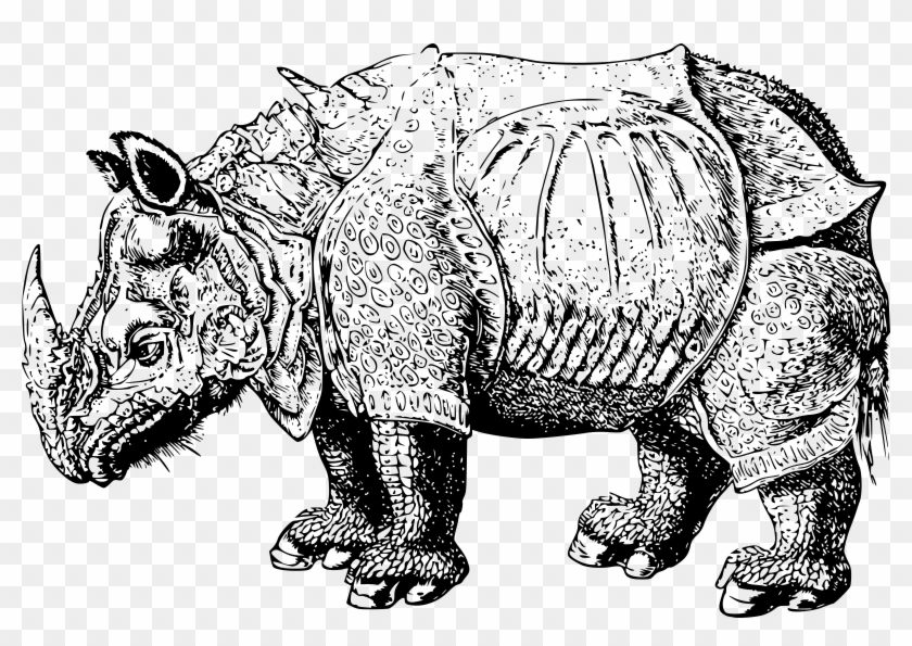 Big Image - Renaissance Rhino Clipart #4390143