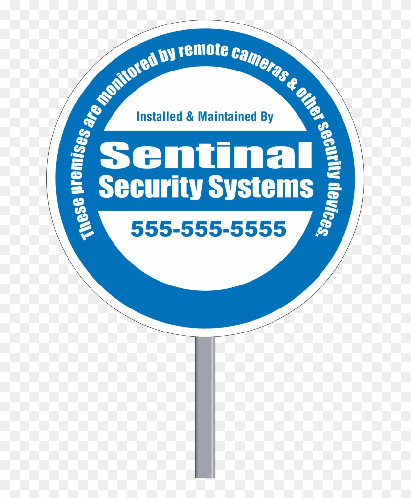 526w - Alarm Company Yard Sign Clipart #4390168