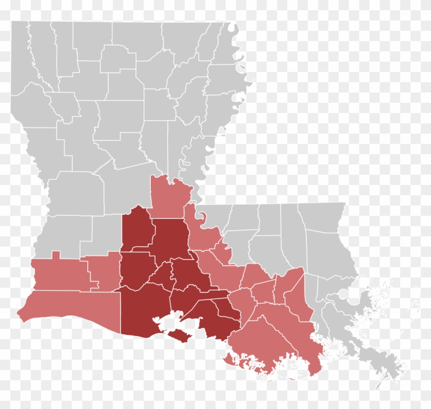 Map Of Louisiana Clipart #4390199