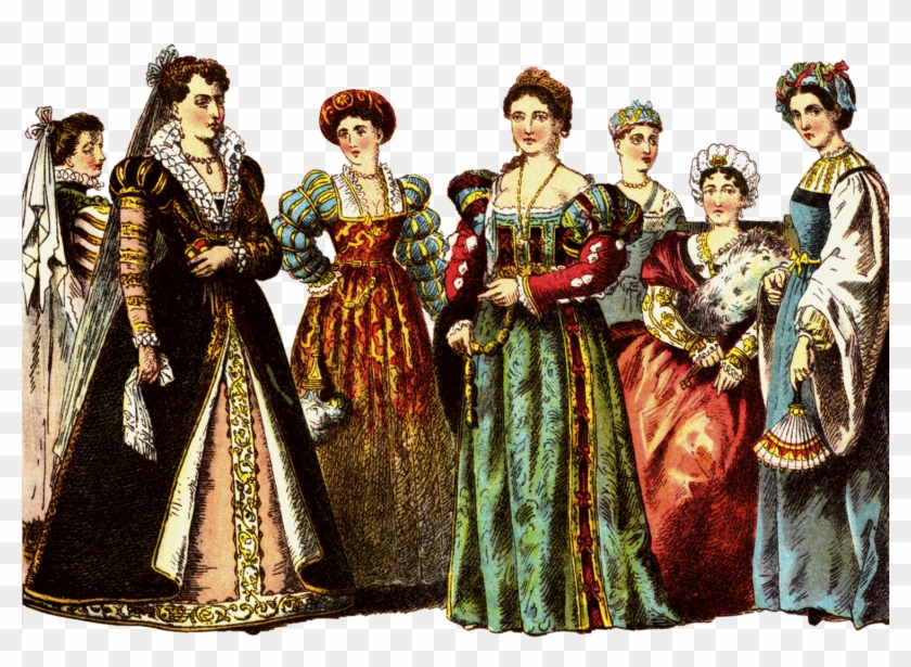 Often Has So Many Layers To Them That Is Can Sometimes - History Of Costume 1600 Clipart #4390287
