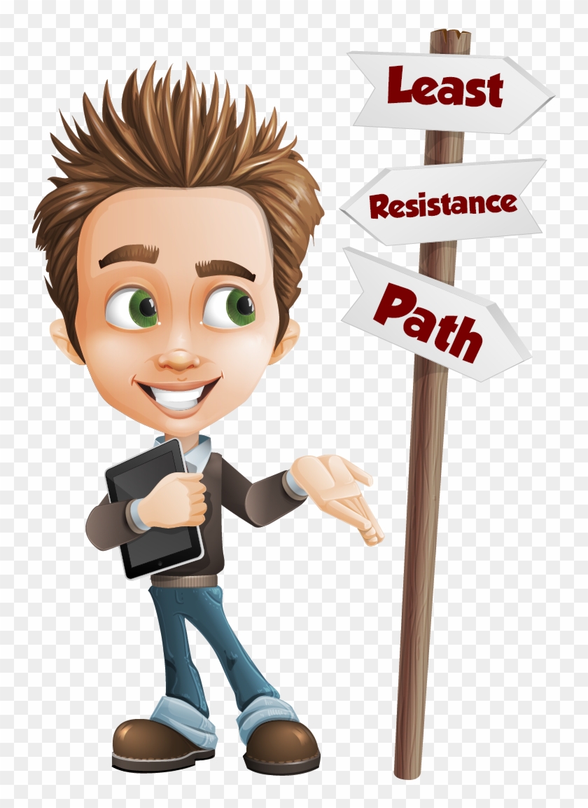 Path Of Least Resistance Plumbing Yard Signs - Design Guy Clipart #4390377