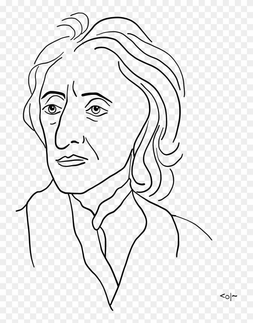 File - Locke - Svg - Line Art Clipart